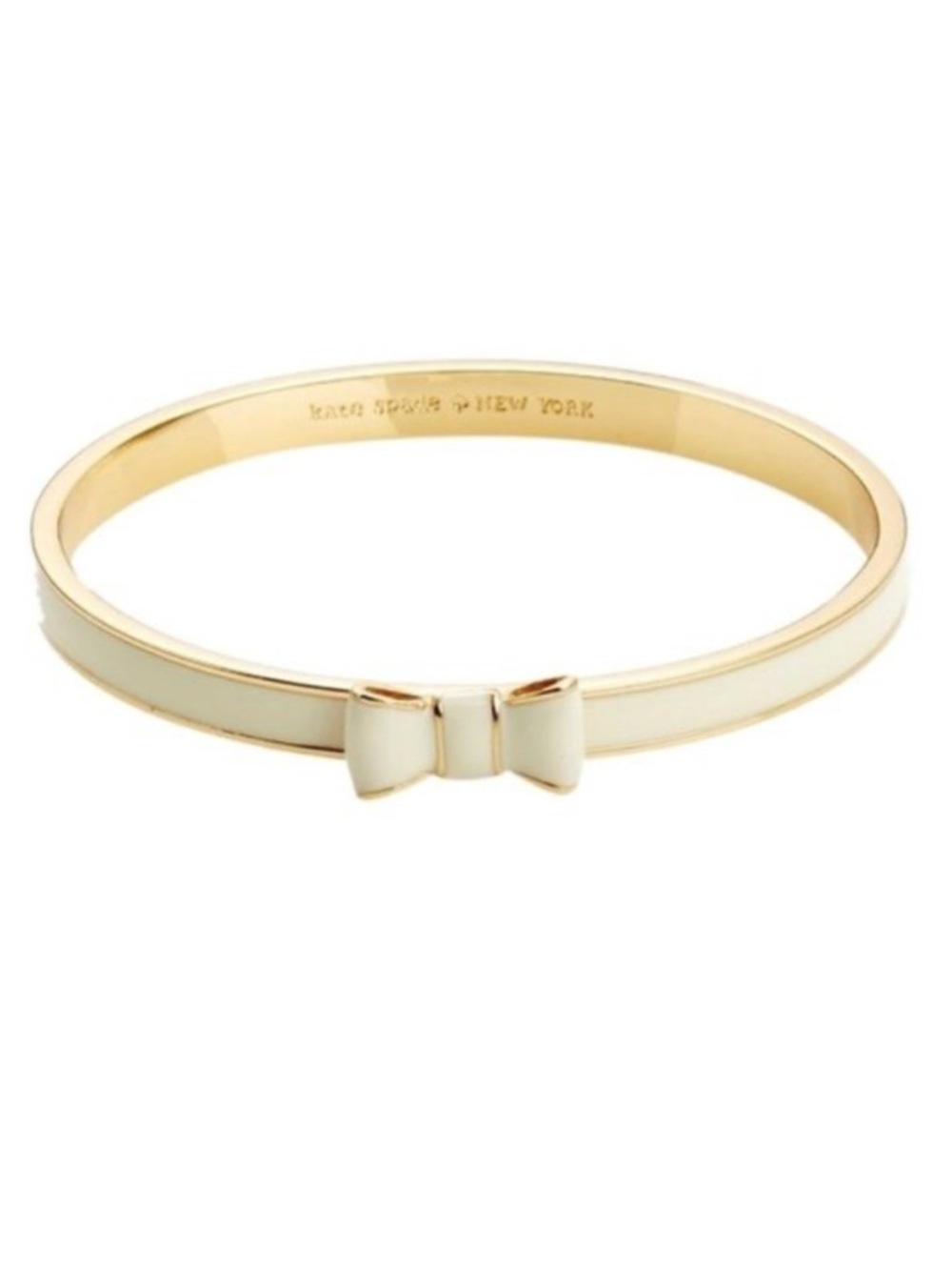 Kate Spade Women’s Cream Take A Bow Bracelet OS EUC
